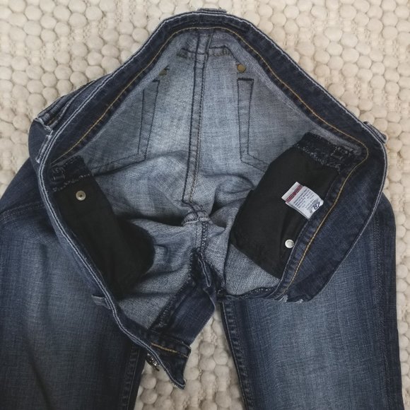 Hudson Signature Bootcut Jeans Medium Blue Wash Sz 28 - Picture 6 of 12